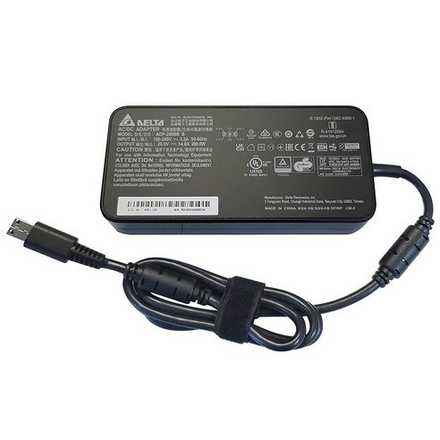 MSI 노트북 충전기 20V 11.5A 12A 14A 280W 연결잭 MSI 전용 사각팁 USB타입, ADP-280BB B