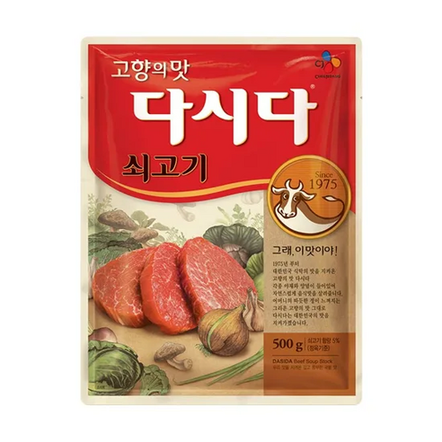 CJ제일제당 쇠고기 다시다, 500g, 1개