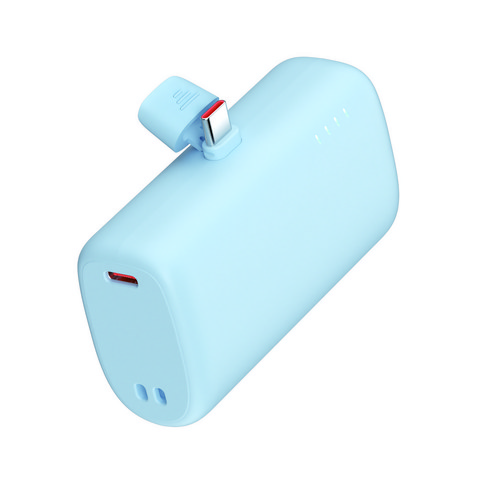 이어맥 10000mAh 대용량 도킹형 PD 22.5W 고속충전 보조배터리 EMDP-01, 스카이