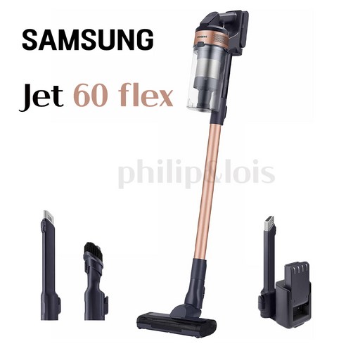 포함가 삼성 제트 60 무선 청소기 SAMSUNG Jet 60 Flex Cordless, 청소기 한 대, 1개