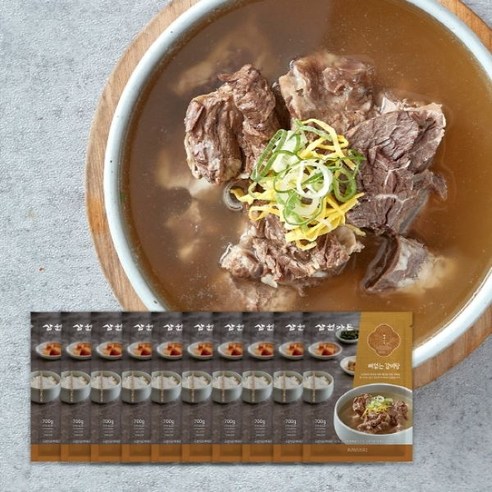 삼원가든 뼈없는 갈비탕 700g*10팩 (총 7kg), 10개, 700g