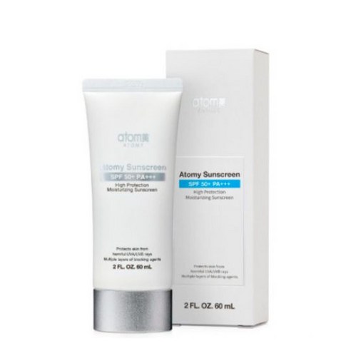 애터미 선크림 화이트 강력한 자외선 차단 60ml (SPF50+), 1개 Best Top5