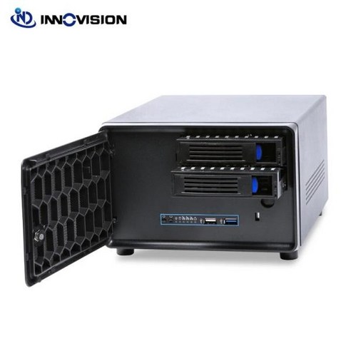 2023 HDD 핫스왑 NAS 스토리지 섀시 홈 오피스용 MINI ITX 마더보드 날짜 저장 2 베이 신제품, 03 With 200W PSU