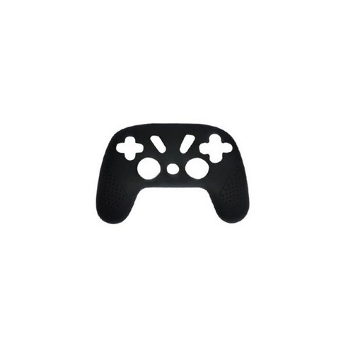 게임 컨트롤러 보호 커버 슬리브 케이스 부드러운 실리콘 스킨에 대한 STADIA PREMIERE EDITION GAMEPAD, 검은 색