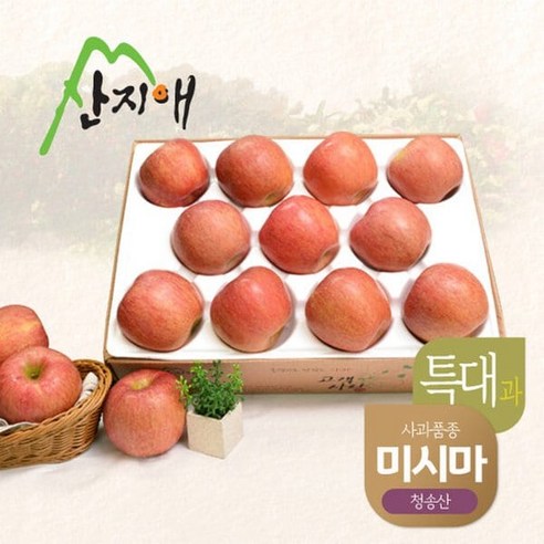 산지애 알뜰 못난이사과(특대) 4kg 1box 당도선별 청송산 미시마, 1개