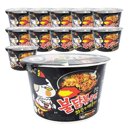 삼양 불닭볶음면 큰컵 105gx12컵, 12개