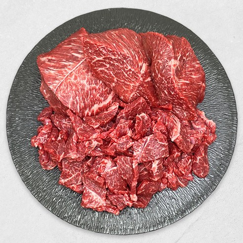 고기노하우 소고기 1등급 한우국거리 냉장 600g 1kg, 3개