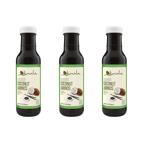 케발라 코코넛 아미노 소스, 3개, 354ml