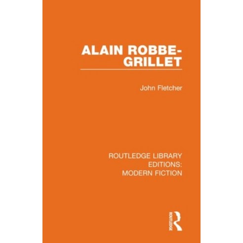 Alain Robbe-Grillet Paperback, Routledge, English, 9780367336592