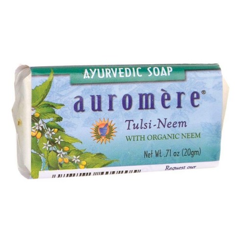 Auromere 아유르베딕 비누, 20g, 툴시 님