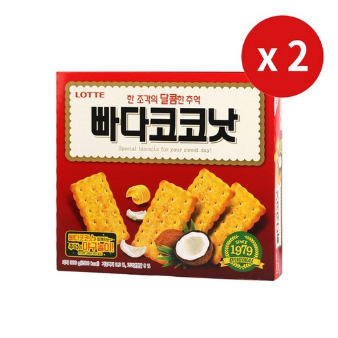 롯데제과 빠다코코낫, 300g, 2개