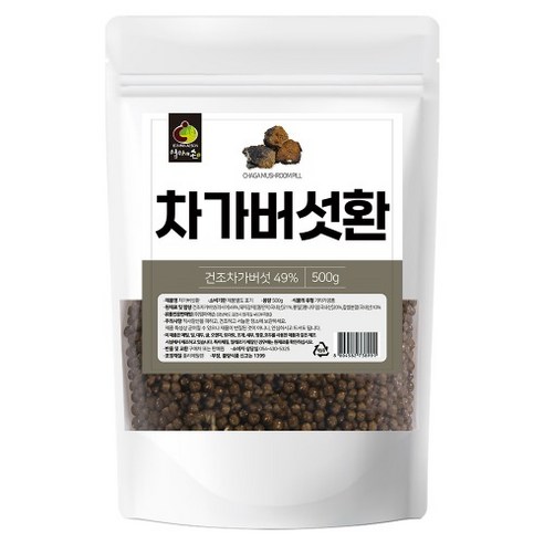 추운 시베리아 풍부한 영양 차가버섯환 500g / 건차가버섯 만족스러운 좋은차가버섯 건강한, 1개