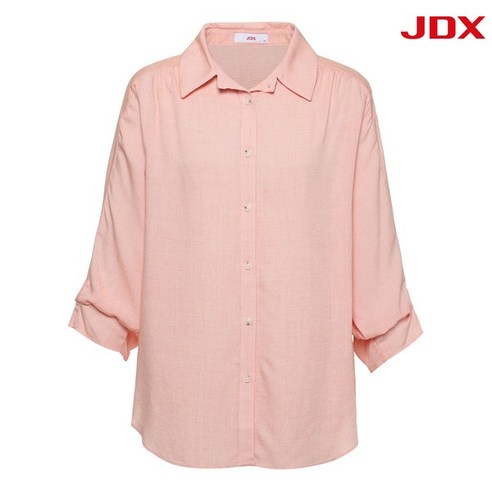 JDX 여성 소매 턱 포인트 셔츠 X2SMWSW52OR