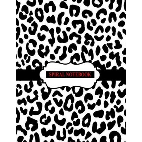 Spiral Notebook: Black and White Leopard Notebook Spiral Journal/ Notebook with Blank Pages - Total... Paperback, Createspace Independent Pub..., English, 9781720323587