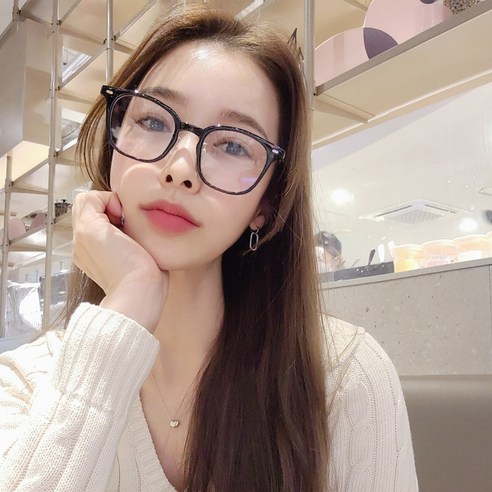 기본 사각 뿔테 안경 알러지 FREE 코받침 있는 편안한 안경테 라피던트 R-2263