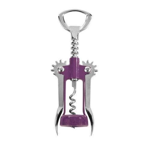 트루 소어 윙드 코르크스크류 와인오프너, Purple, 1개
