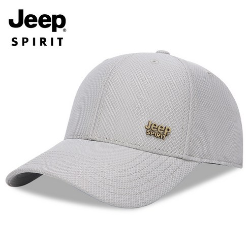 JEEP SPIRIT 스포츠 캐주얼 플랫 모자 CA0356, 블랙