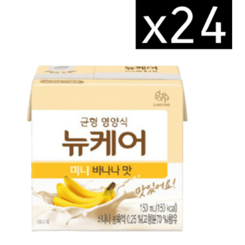 라이브잇 뉴케어 바나나맛 아셉틱 환자영양식, 150ml, 192개