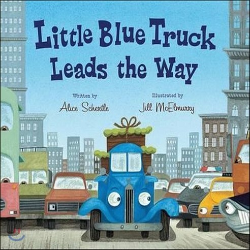 새책-스테이책터 [Little Blue Truck Leads the Way (Board Book)] 느리게100권읽기-2021, Little Blue Truck Leads the Wa
