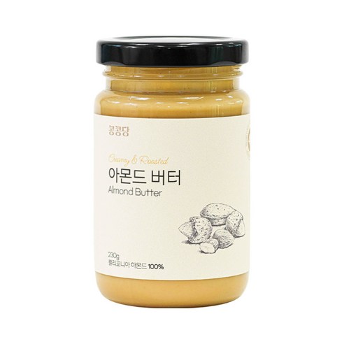 콩콩당 아몬드 버터(무첨가 100%), 230g, 1개