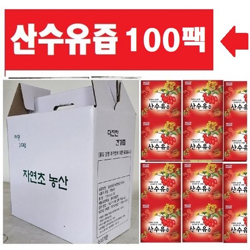 산수유즙진액 특A 자연그대로 자연초농산, 산수유즙60팩, 6.9L, 1개