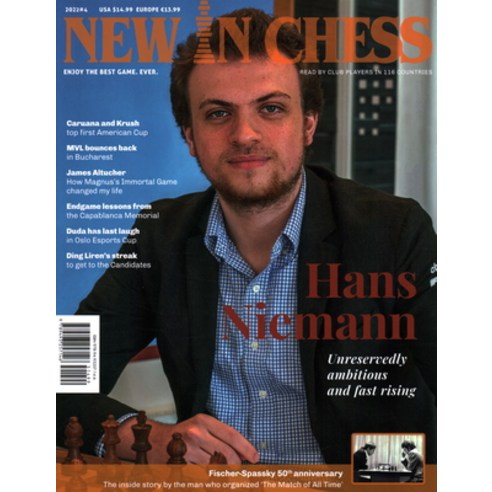 (영문도서) New in Chess Magazine 2022/4: The World''s Premier Chess Magazine Read by Club Players in 116 ... Paperback, English, 9789493257146