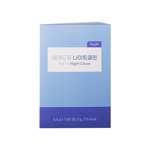 에이드피트 나이트 클린 15포, 82.5g 1개 나트랑 에이드피트 나이트 클린 15포, 82.5g 1개 나트랑