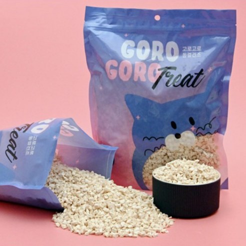 gorogoro 고로고로릿 대용량 동결건조 미니트릿 고양이 간식, 치킨, 500g, 1개