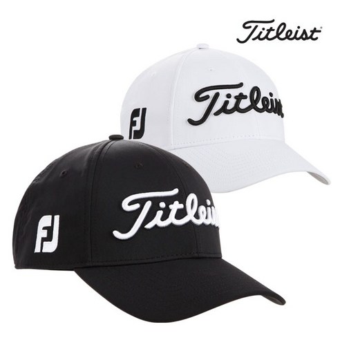 타이틀리스트 투어 퍼포먼스 골프모자 TH22ATPA, 블랙화이트