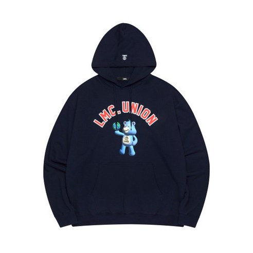 엘엠씨 LMC UNION BEAR HOODIE navy 0LM23FHD114NVY 119537