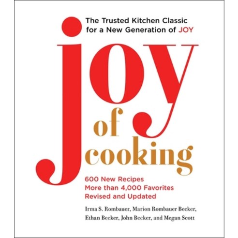 (영문도서) Joy of Cooking: 2019 Edition Fully Revised and Updated Hardcover, Scribner Book Company