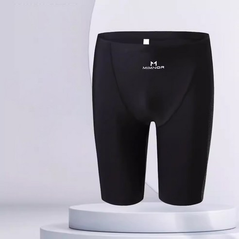 수영장에서 자신감 있고 편안하게 수영하기 위한 남성용 5부 어색함 방지 수영복