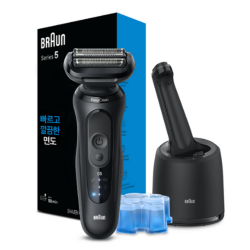 BRAUN 브라운 시리즈5 전기면도기, 52-N7000cc, 블랙