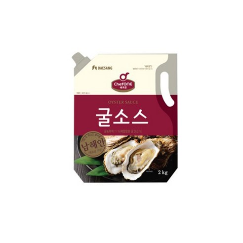 청정원 쉐프원 굴소스, 2kg, 2개