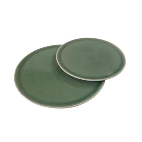 세제 없이 맑게 빛나는 식탁의 품격, 초여도예 평원접시