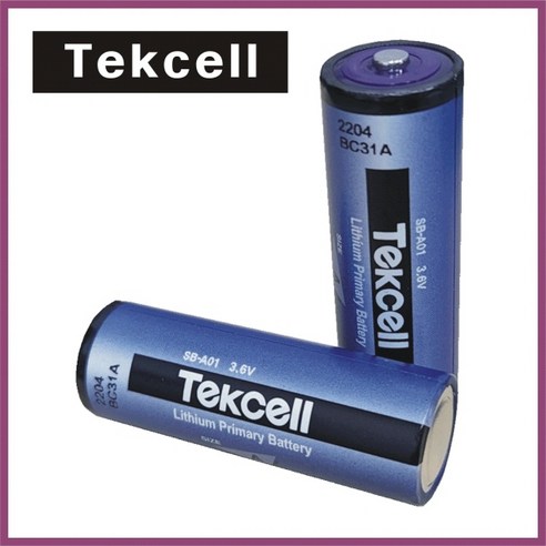 텍셀 TEKCELL SB-A01 3.6V 3650mAh 센코 가스누설 경보기 배터기 열량계 감지기 난방지시부 원격지시부 가스미터 배터리 LS17500 ER17500V XL-100F, 1개, 1개