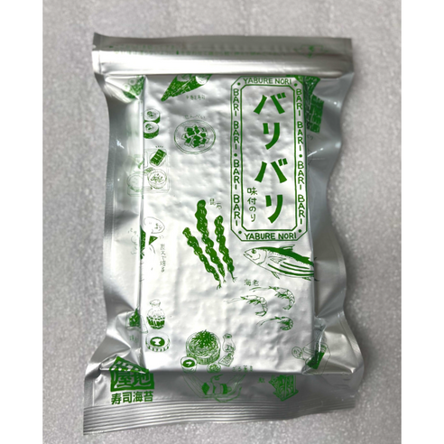 하야시야 바리바리 그린 일본김 일본노리 조미김 4컷 120장, 1개, 115g