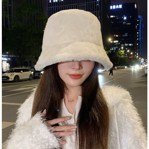 예쁜 여성 방한 모자 벙거지