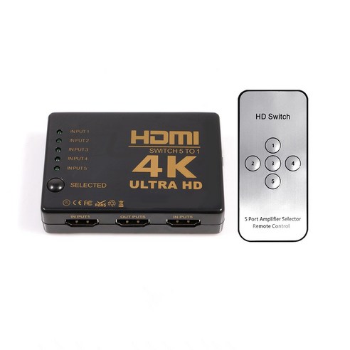 NEXT-3405SW4K 4K HDMI 5:1 TV 모니터 선택기 HDCP, 1개