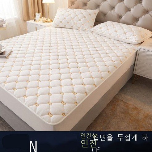 Fuhe 침대 입덧 매트리스 커버 베드 커버 베드 커버 워싱 면 클립 면 베드 커버 싱글 워싱 면 순면 매트리스 보호 커버 방진 베드 커버 여름 진주 그레이 xcm [두께 증가/, 고백하다