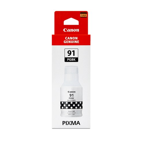 경제적인 가격, 뛰어난 화질, 간편한 충전: 캐논 정품 무한잉크 GI-91