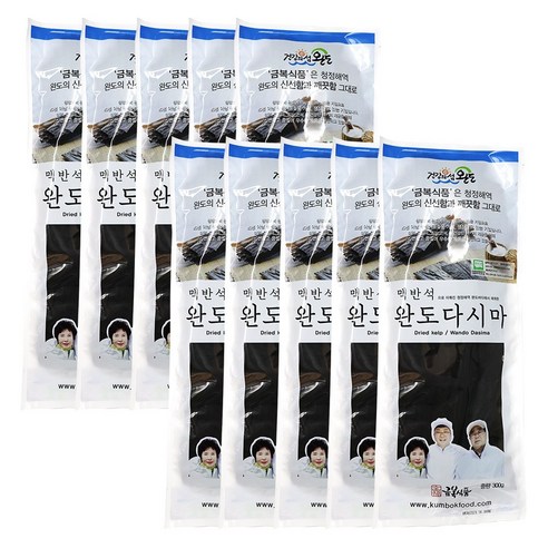 금복식품 미역 다시마 대량상품 10봉묶음(옵션선택) - 건미역 | 쿠팡