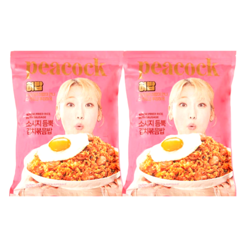 피코크 히밥 소시지 듬뿍 김치볶음밥