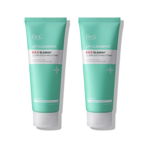 닥터지 약산성 레드 블레미쉬 클리어 수딩 폼, 150ml, 2개