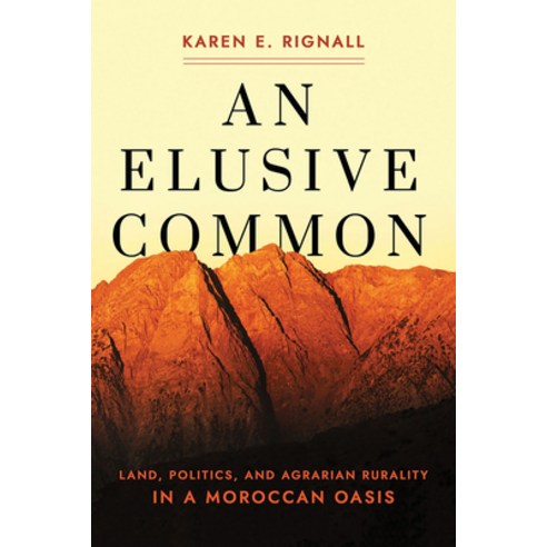 An Elusive Common: Land Politics and Agrarian Rurality in a Moroccan Oasis Paperback, Cornell University Press, English, 9781501756139