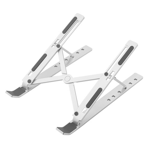 아이노비아 엔소닉 알루미늄 접이식 휴대용 노트북 스탠드, 메탈실버, 1개
