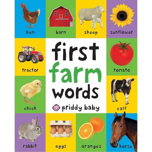 First 100 Padded: First Farm Words, Priddy Books Us 키득키득그림영어