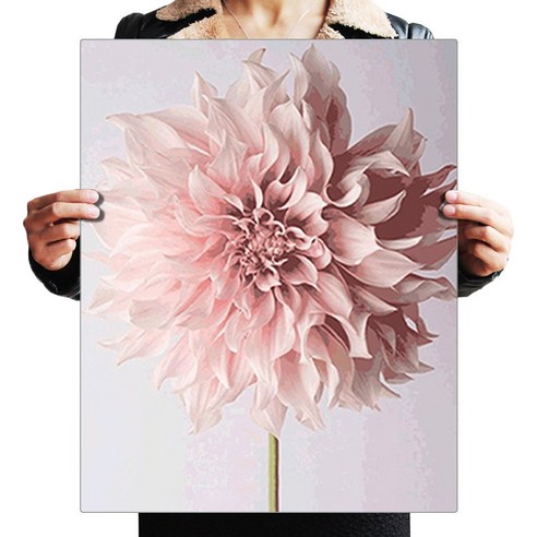 FASEN diy보석십자수 캔버스 형액자 세트 40cm x 50cm, AYW-66핑크꽃이요
