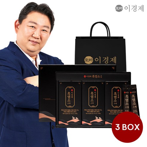 래오이경제 흑염소 스틱 15ml 30포 X 3박스 + 쇼핑백, 450ml, 3개