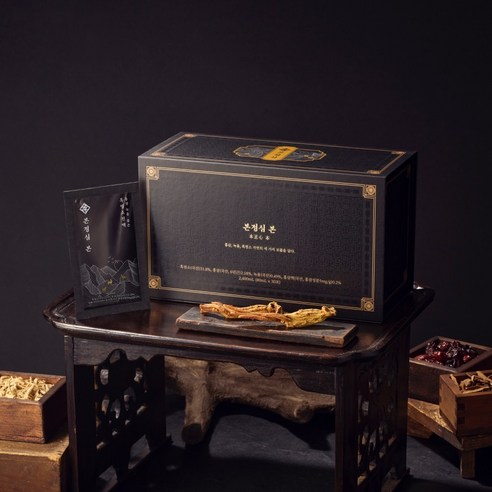 지리산 홍삼과 흑염소 진액의 탁월한 영양가를 담은 본정심 녹용 품은 흑염소 진액